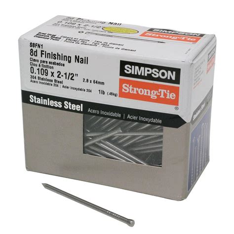 8d stainless steel smooth box nail|Smooth.